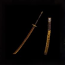 Gold Water Katana